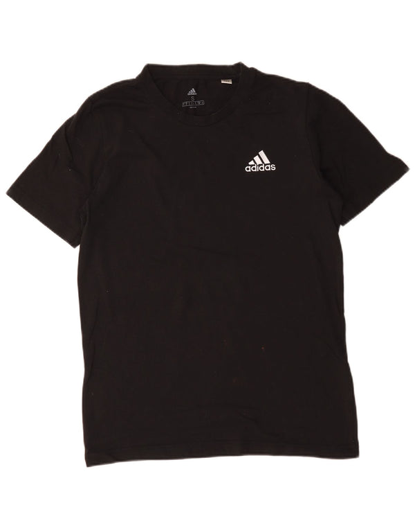 Adidas Męska Koszulka Top Mała Czarna Bawełna