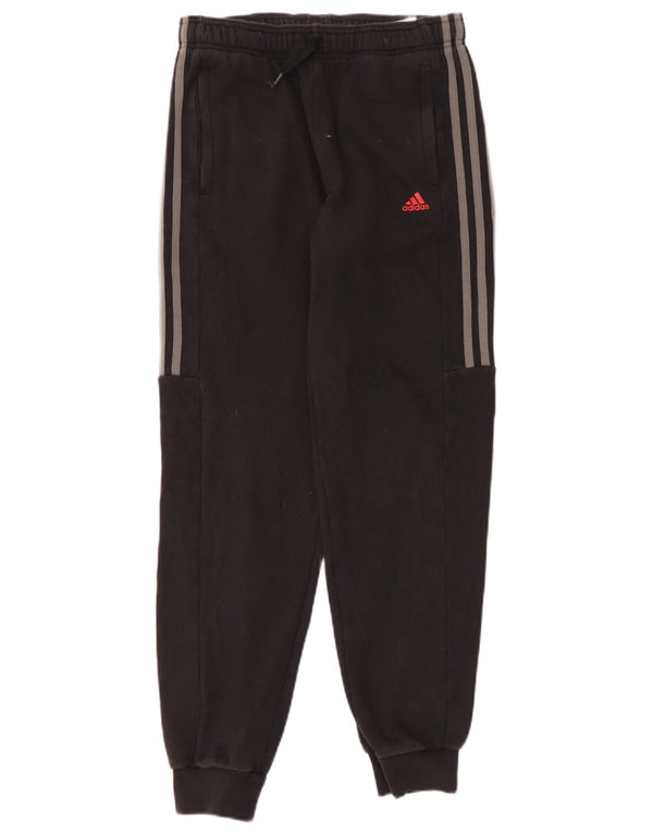 Adidas Chłopięce Spodnie Dresowe Joggery 15-16 Lat Czarna Bawełna