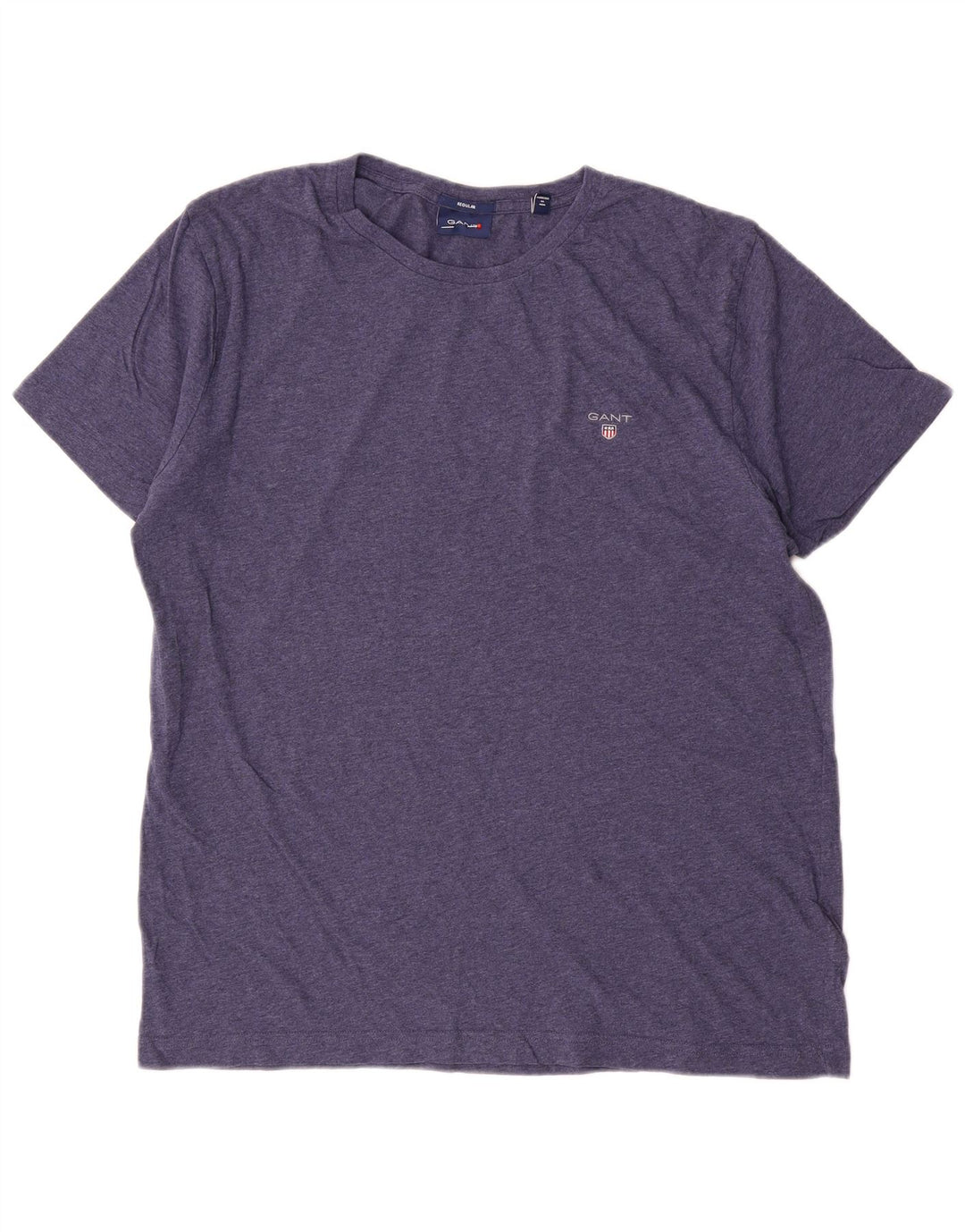 Męski T-shirt Gant Regular, duży, granatowy, bawełniany w cętki