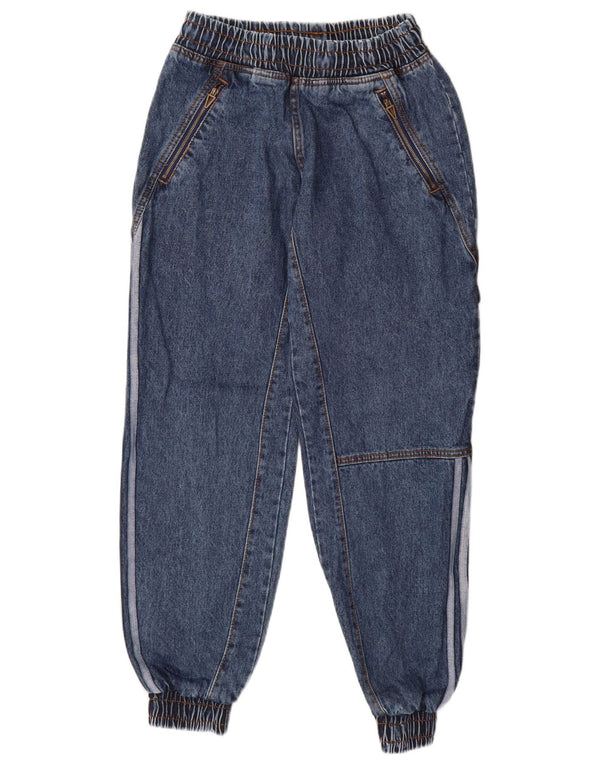 Adidas Damskie Ivy Park Cargo Joggers Luźne dżinsy XS W25 L29 Niebieska bawełna