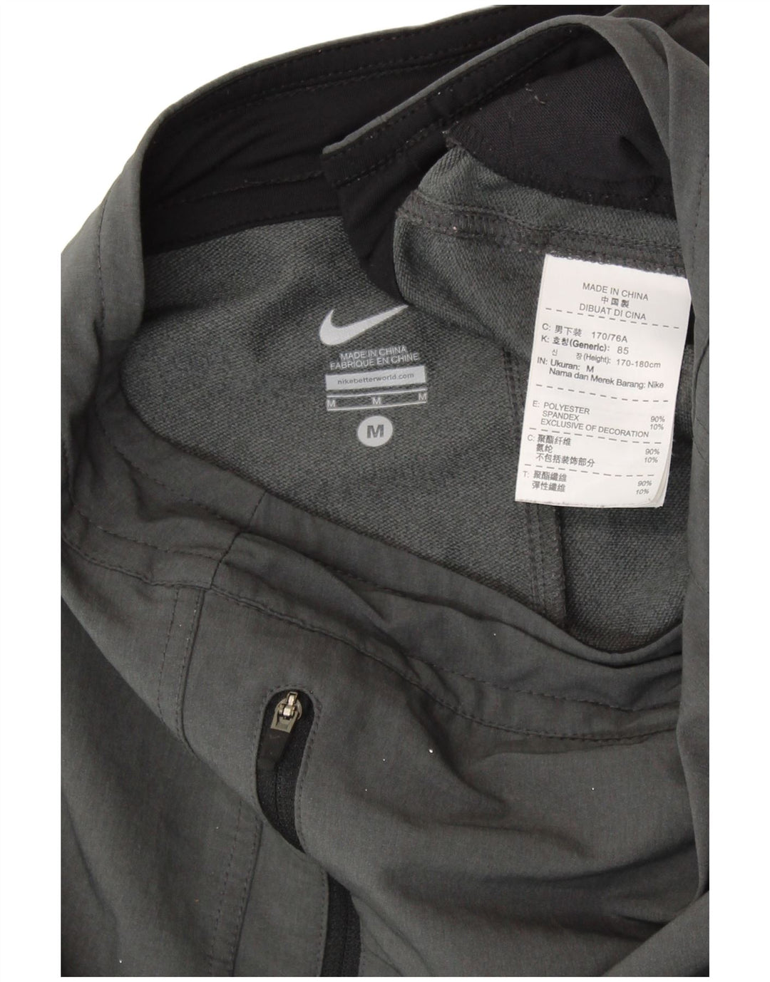 Męskie spodnie dresowe NIKE Średnioszary poliester