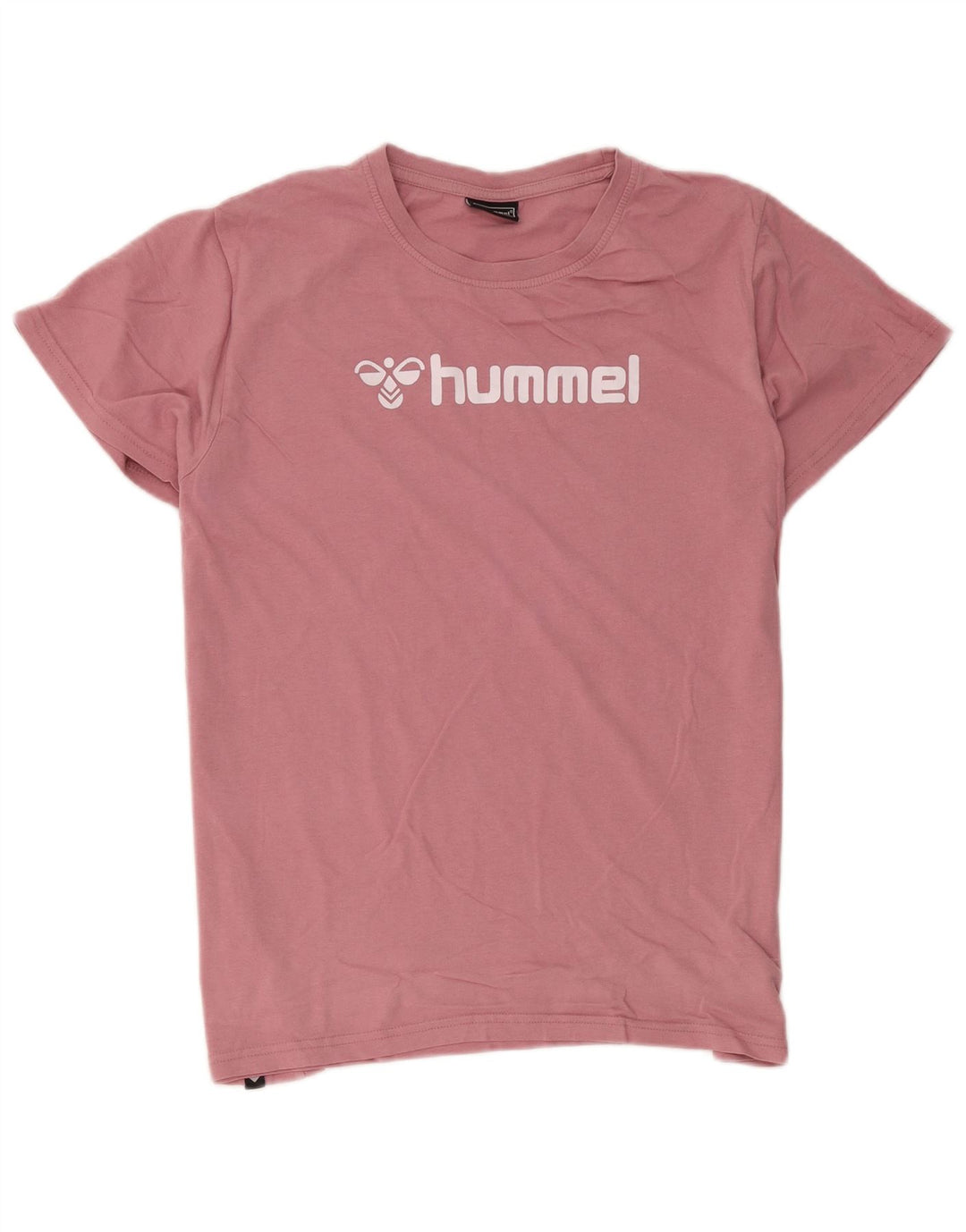 Męski T-shirt z grafiką Hummel, duży, różowy