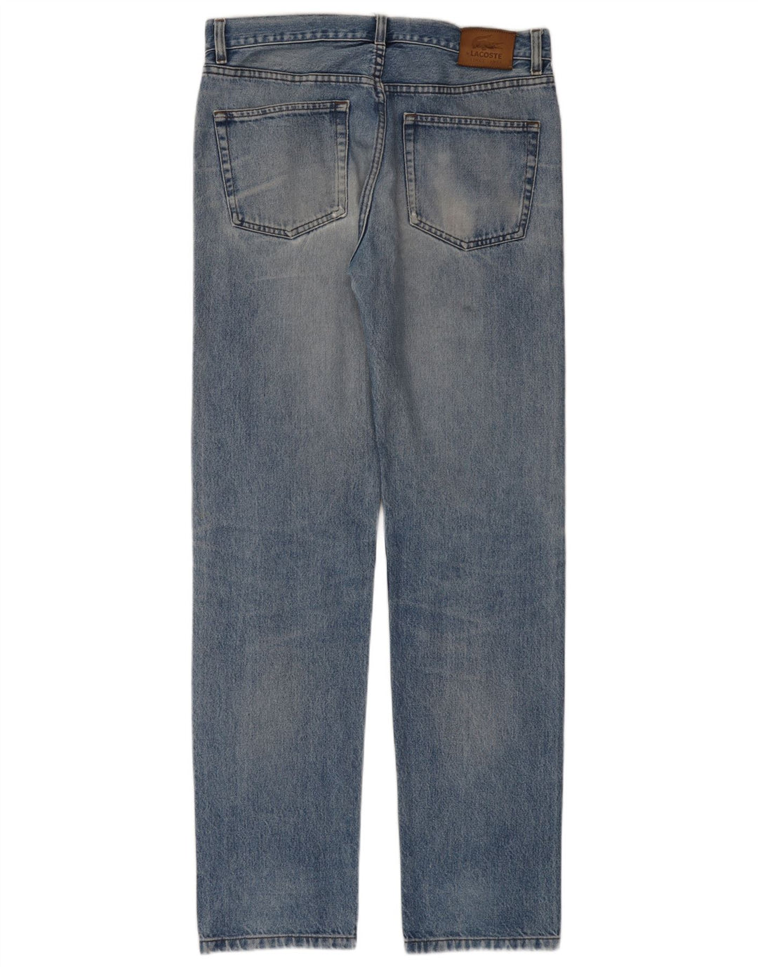 Męskie proste dżinsy LACOSTE W34 L34 niebieskie