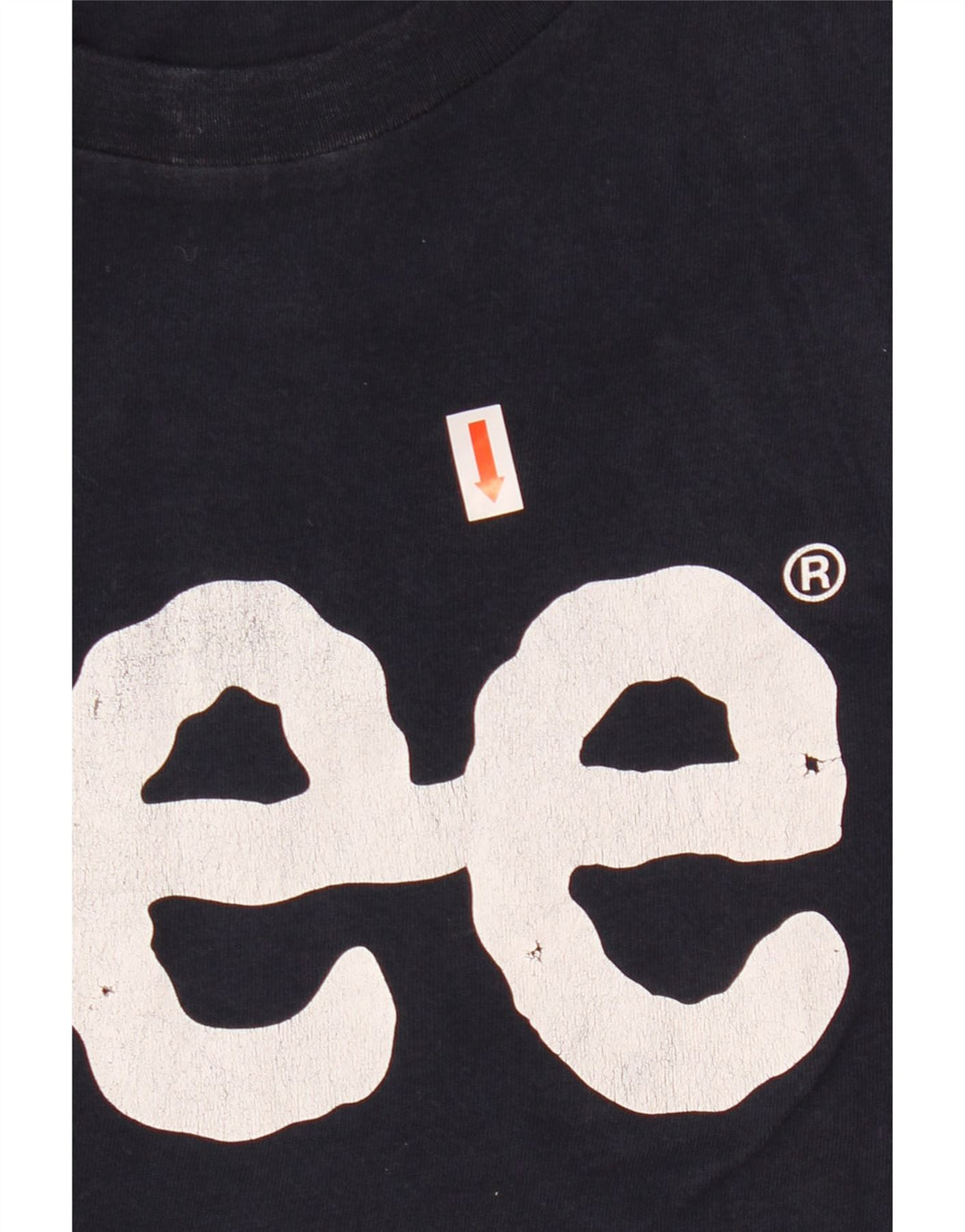 Męski T-shirt Lee o regularnym kroju z grafiką, mały, granatowy
