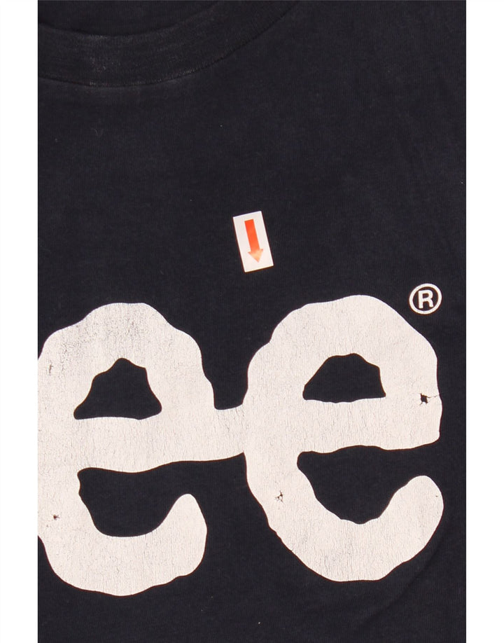 Męski T-shirt Lee o regularnym kroju z grafiką, mały, granatowy