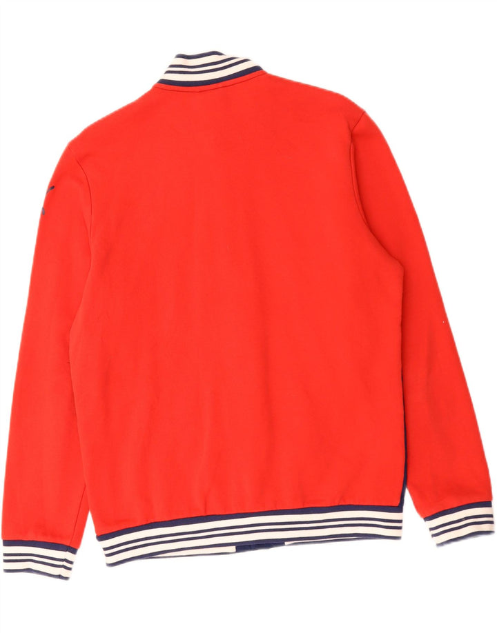 PUMA Boys Graphic Varsity Jacket 15-16 Years Red Colourblock Vintage Puma and Second-Hand Puma from Messina Hembry 
