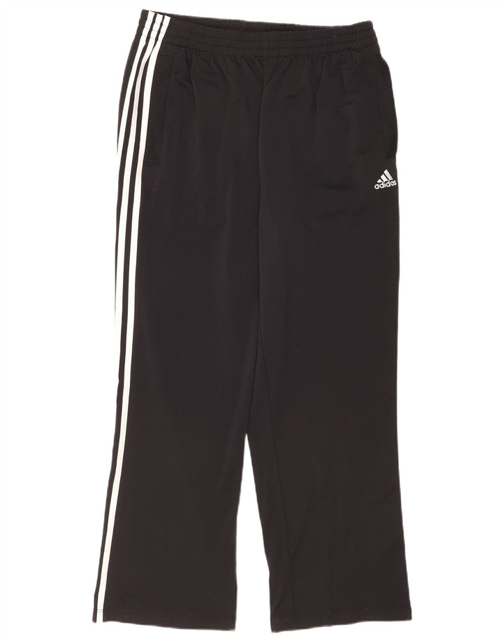 Męskie spodnie dresowe Adidas, średni czarny poliester