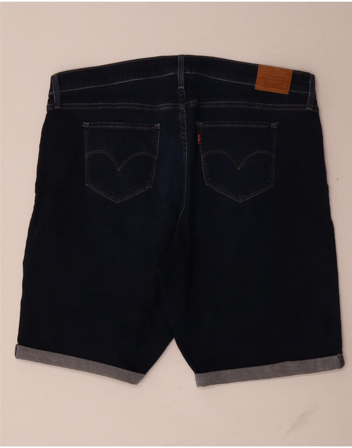 Damskie spodenki jeansowe Levi's Bermudy US 18 2XL W40 Niebieska bawełna