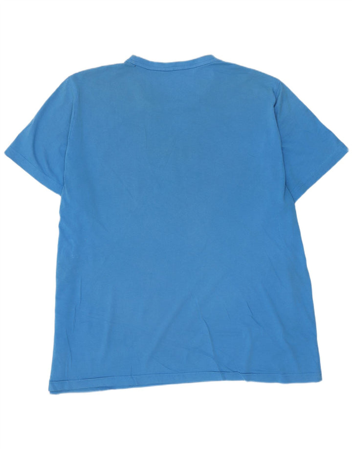 Męska koszulka z grafiką Puma Top 2XL w kolorze niebieskim