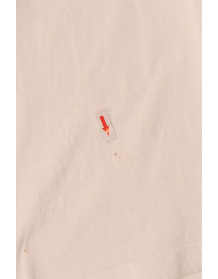 KAPPA Męski T-shirt Top XL Biała Bawełna