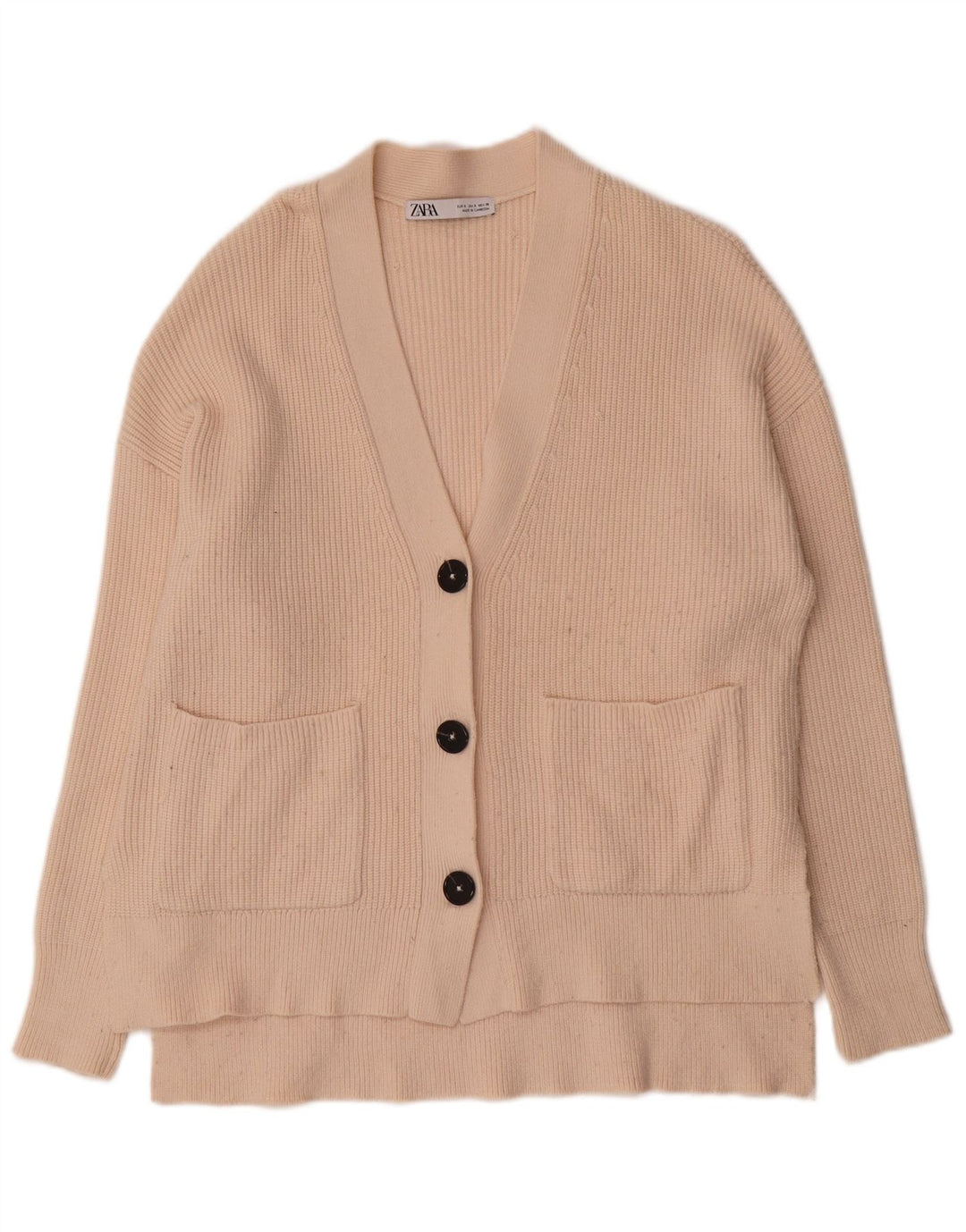 Damski sweter oversize Zara UK 10 Small Beige