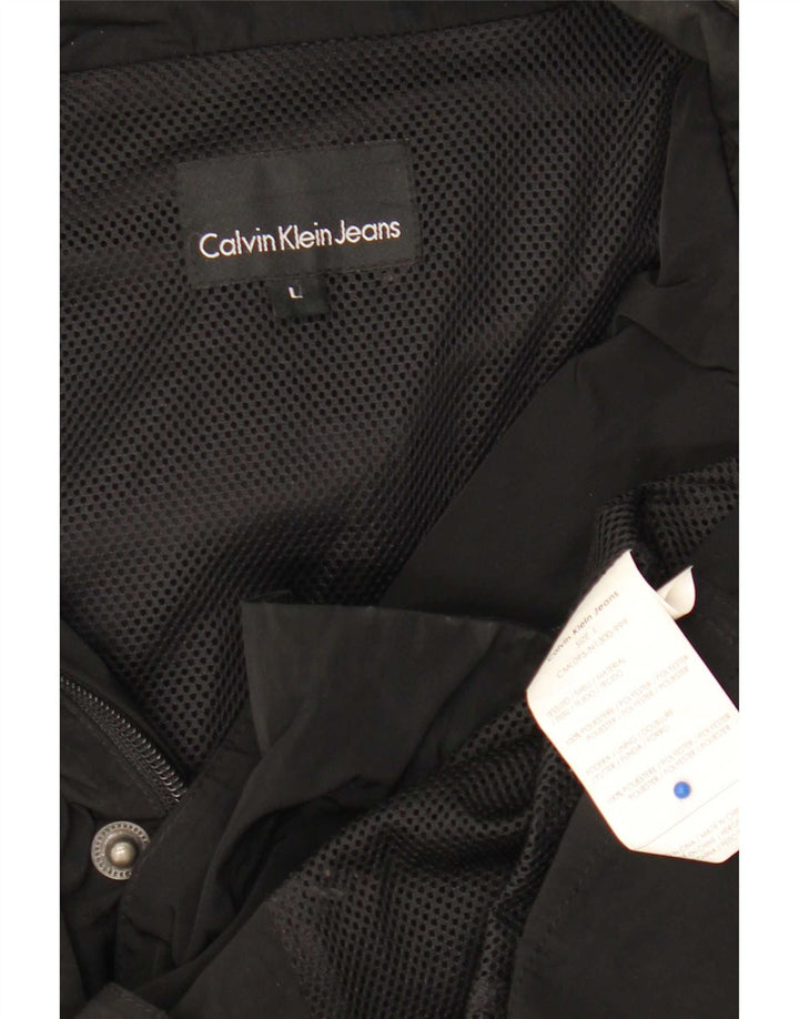 Męska kurtka wojskowa Calvin Klein Jeans UK 40, duża, czarna, poliestrowa
