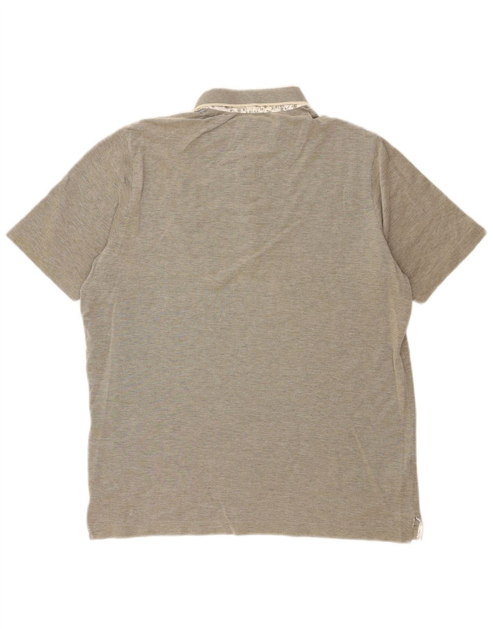 Męska koszulka polo Tommy Bahama o nowoczesnym kroju, średnioszara, bawełniana