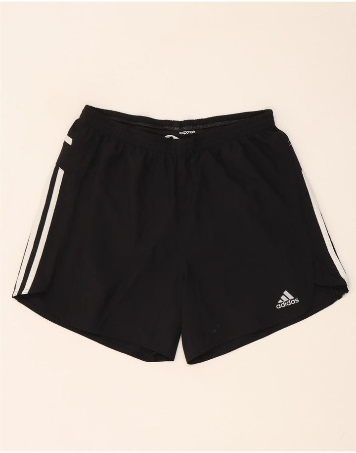 Damskie spodenki sportowe ADIDAS Climalite, średni czarny poliester