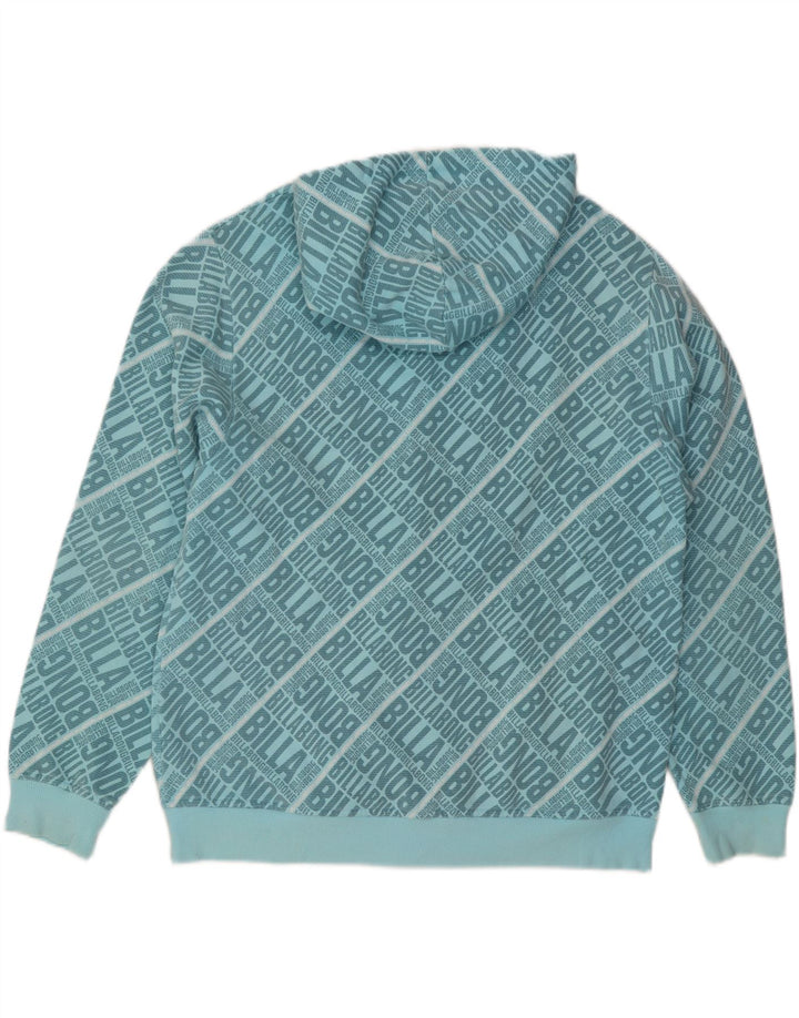 Męski sweter BILLABONG z grafiką i zamkiem błyskawicznym XL, niebieski, bawełniany