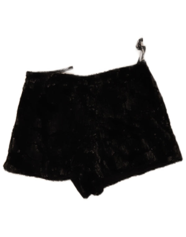 Damskie spodnie Topshop UK 4 XS W26, czarne, poliestrowe