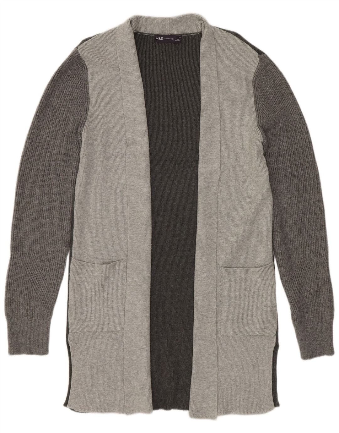 Sweter damski Marks & Spencer Longline Cardigan UK 10, mały, szary