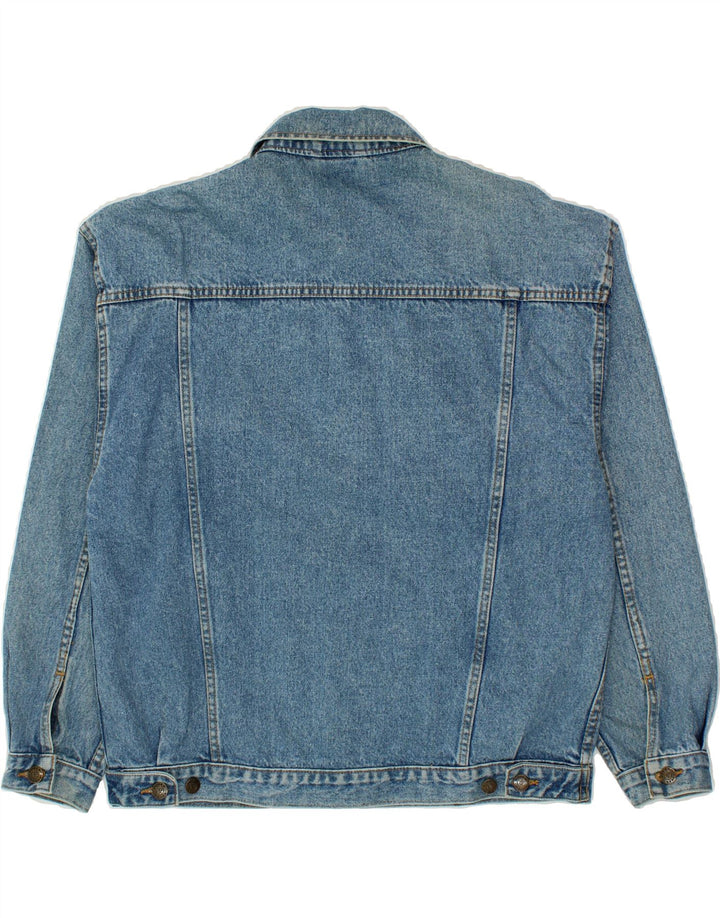 VINTAGE Mens Denim Jacket UK 38 Medium Blue Cotton Vintage Vintage and Second-Hand Vintage from Messina Hembry 
