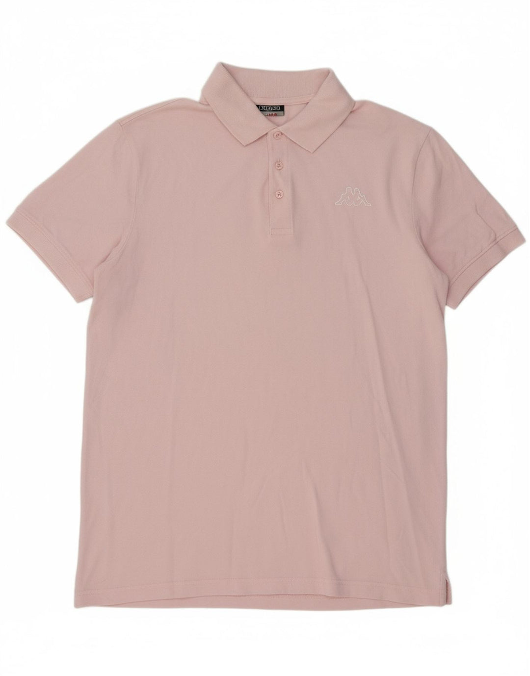 KAPPA Mens Polo Shirt Large Pink Cotton