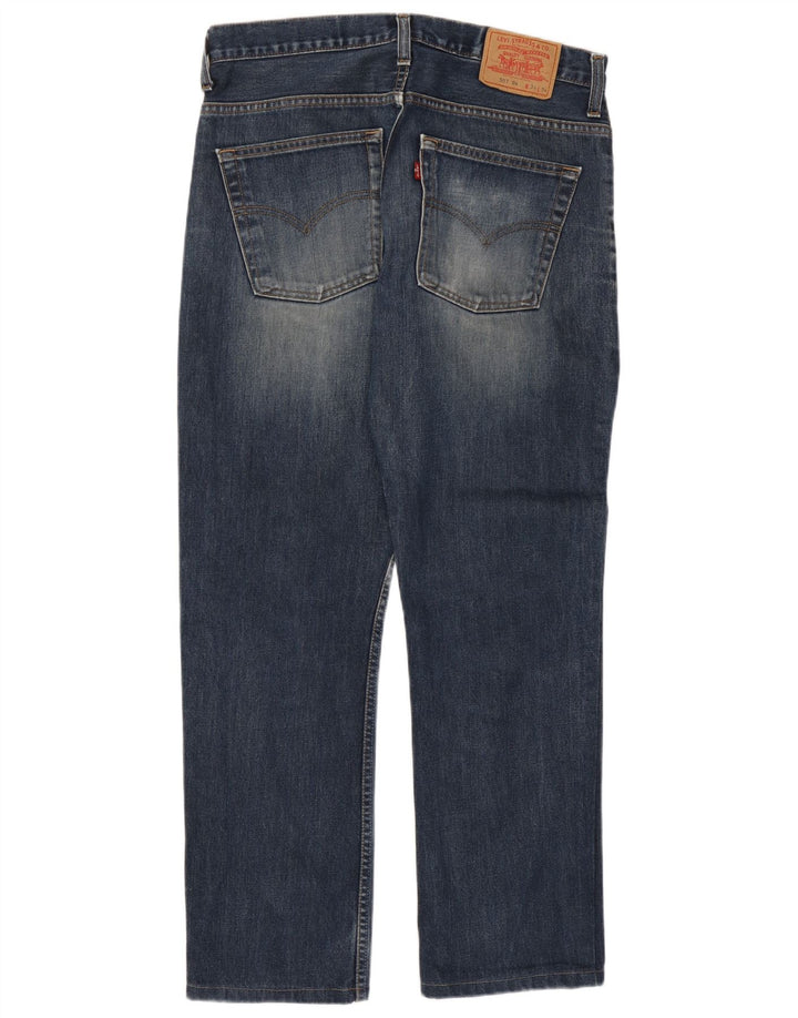 Męskie jeansy Levi's 507 Bootcut W34 L29 Niebieskie