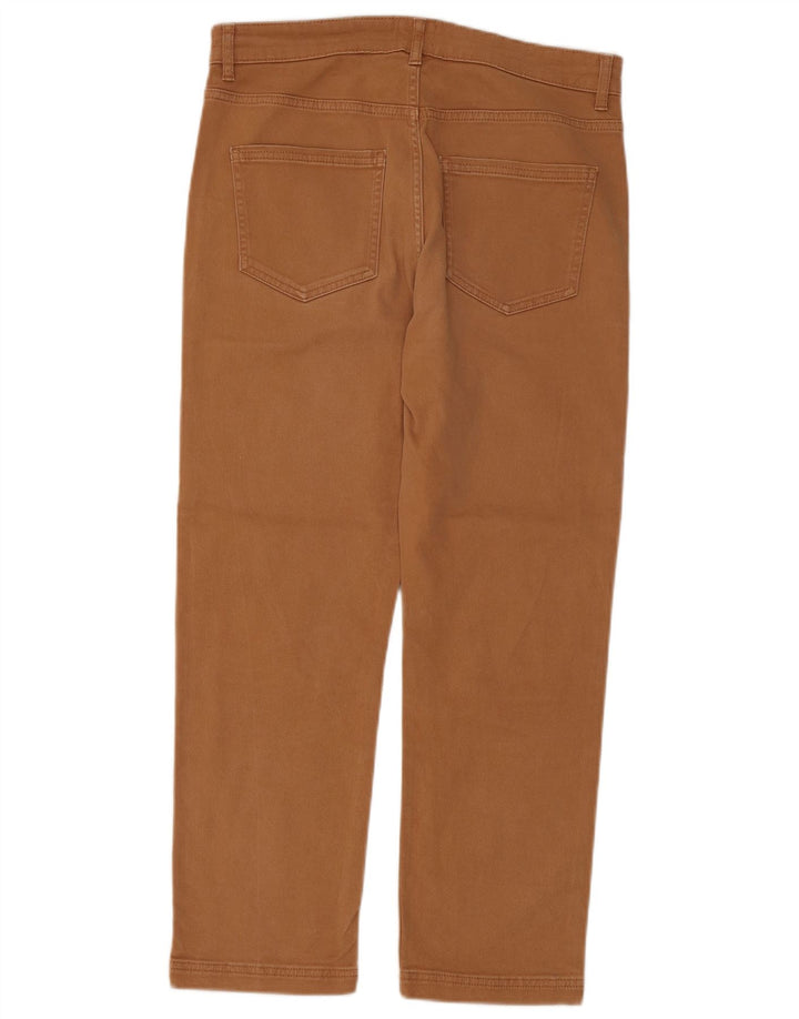 Spodnie damskie White Stuff UK 12 Medium W32 L26 Brązowa bawełna