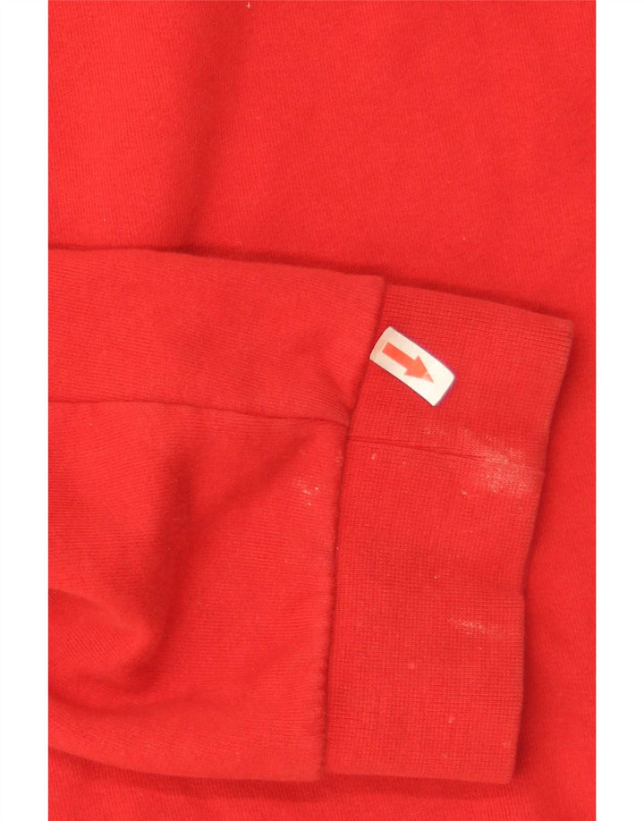 Adidas Męska bluza graficzna Jumper XL Czerwona bawełna