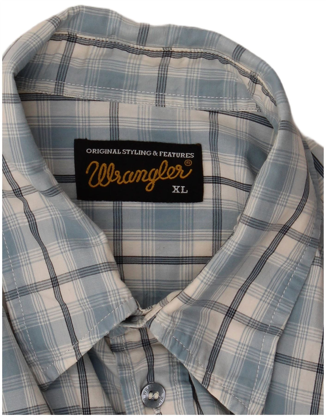 Koszula męska Wrangler XL w niebieską kratkę