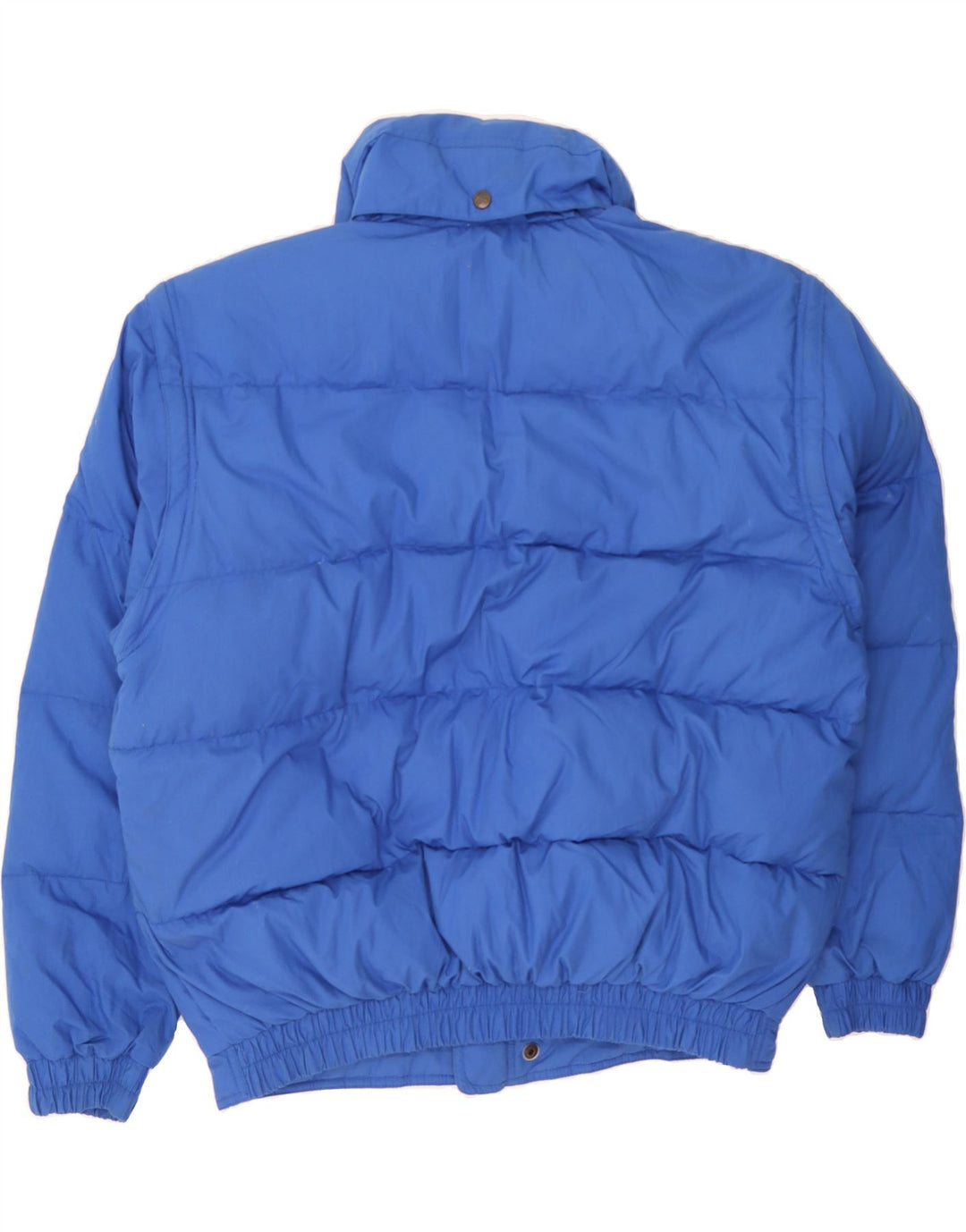 BRUGI Mens Padded Jacket IT 48 Medium Blue Polyester Vintage Brugi and Second-Hand Brugi from Messina Hembry 