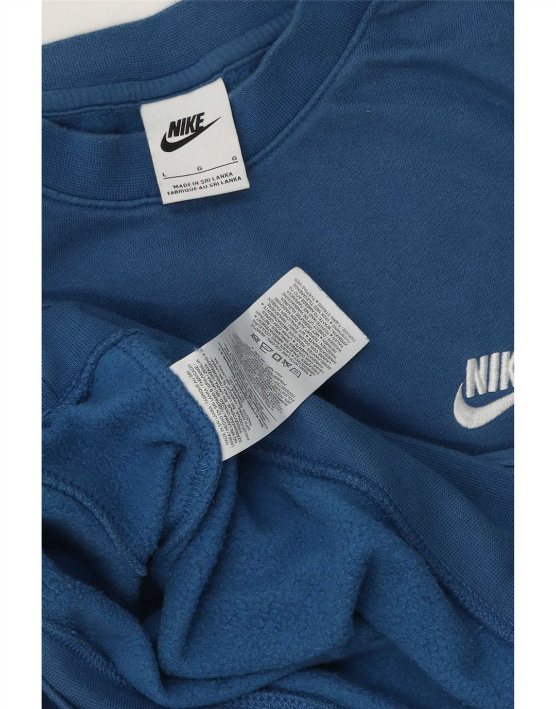 Bluza męska Nike, duża, niebieska, bawełniana