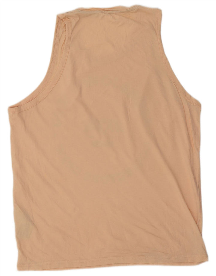Męska kamizelka z grafiką Jack & Jones XL, beżowa, bawełniana