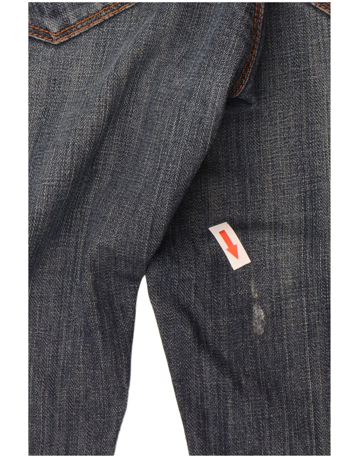 Damskie jeansy Superdry Slim W28 L30 Niebieskie, bawełniane