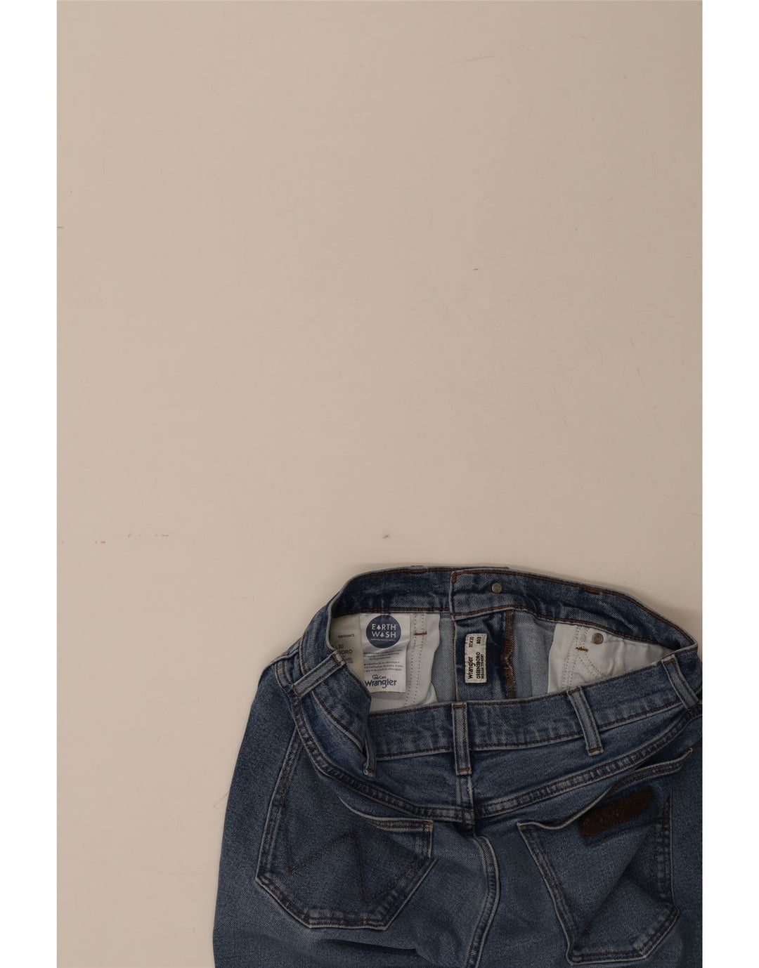 WRANGLER Mens Denim Shorts W32 Medium  Blue Vintage Wrangler and Second-Hand Wrangler from Messina Hembry 