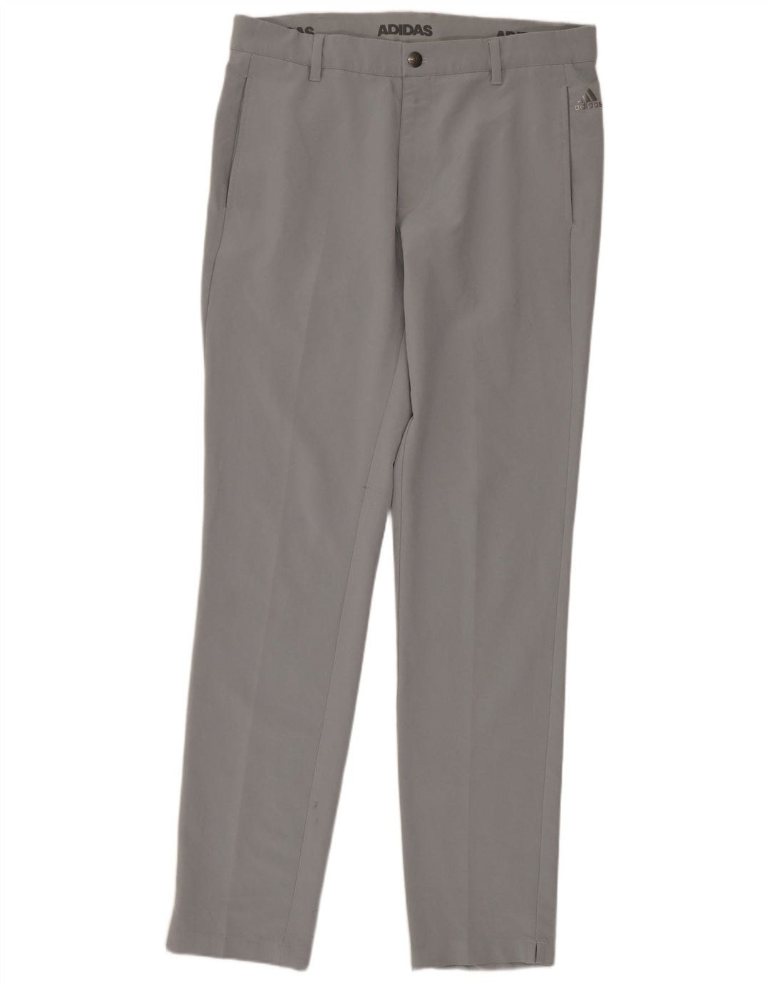 Spodnie damskie Adidas Slim Chino W32 L34 Szary poliester