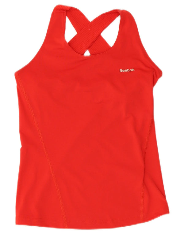 Damska kamizelka Reebok Top UK 4 XS Czerwony Poliester