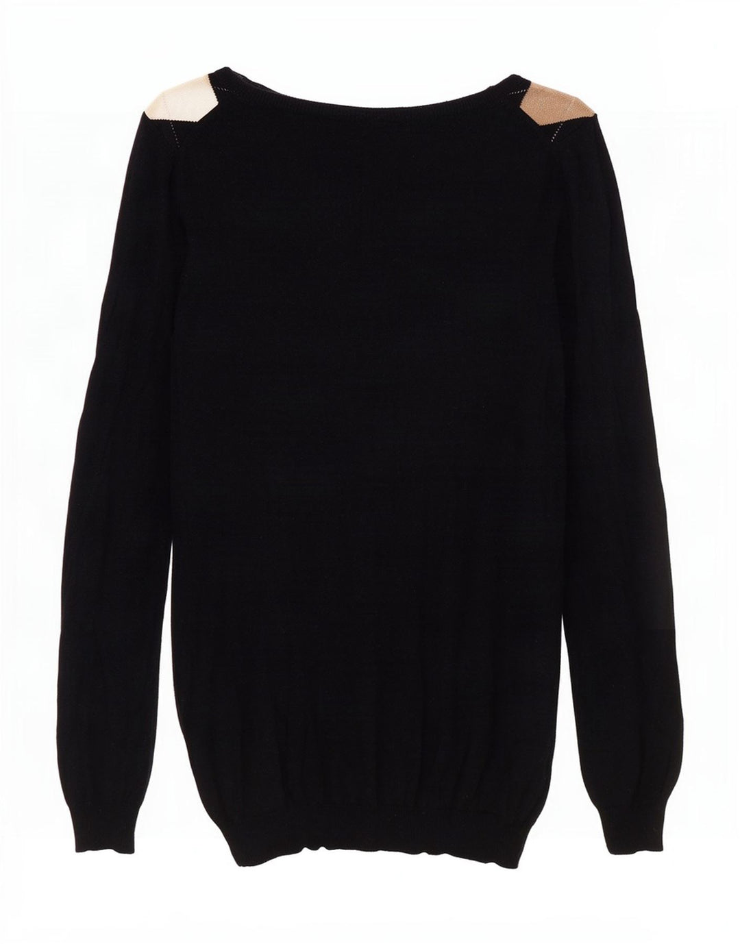 Sweter damski Massimo Dutti z dekoltem w łódkę UK 12, średni granatowy