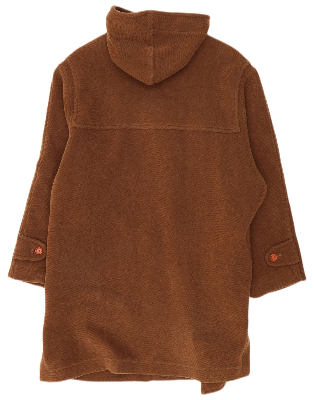 Vintage męski płaszcz z kapturem IT 52 XL brązowy