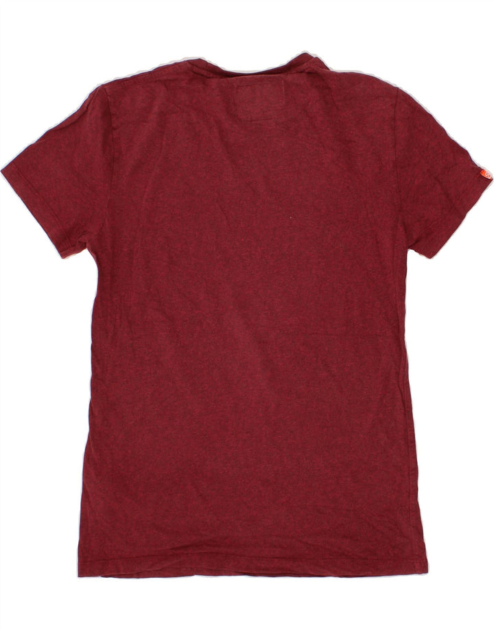 SUPERDRY Mens T-Shirt Top Small Red Cotton Vintage Superdry and Second-Hand Superdry from Messina Hembry 