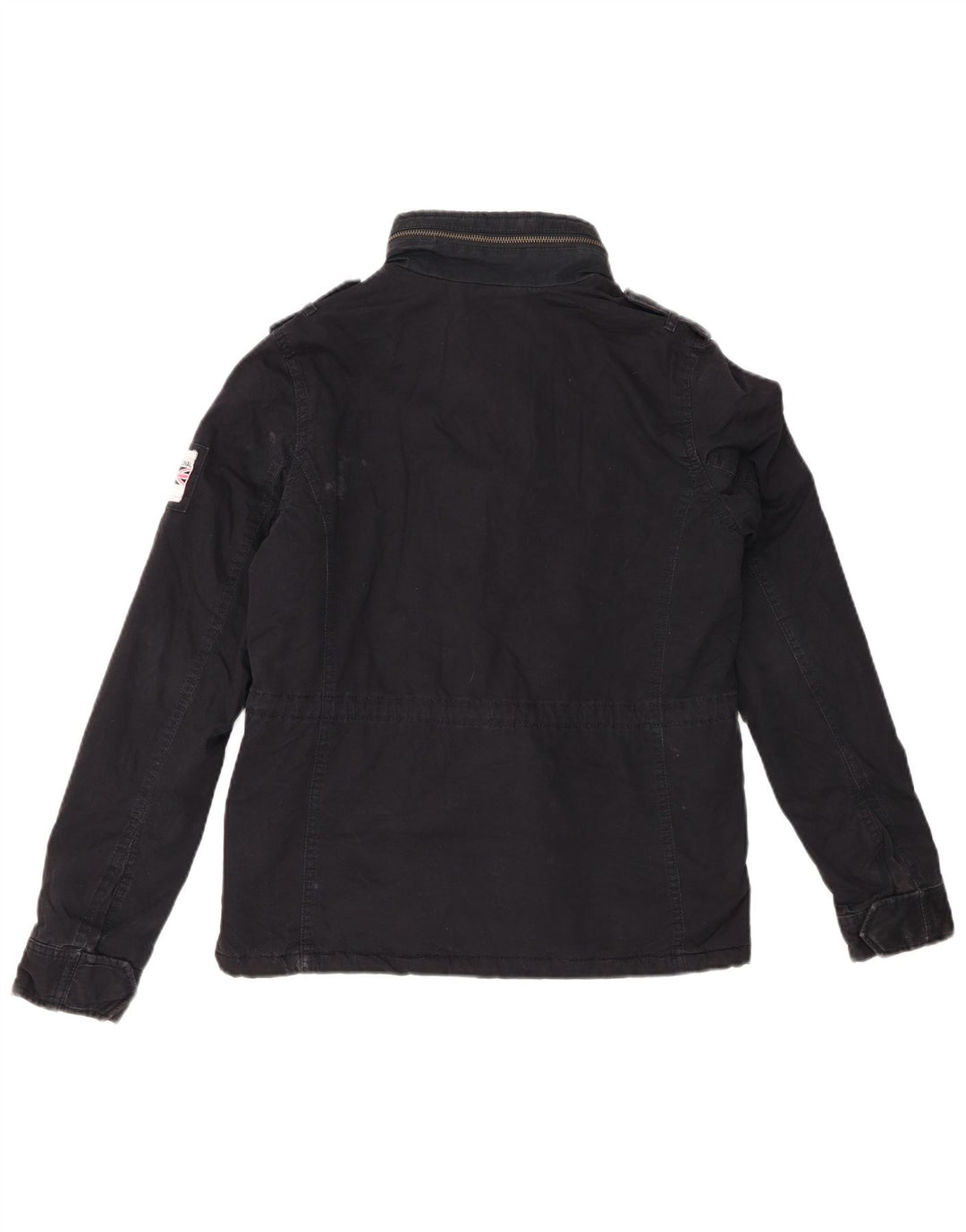 Damska kurtka wojskowa Superdry Sherpa UK 10, mała, granatowa