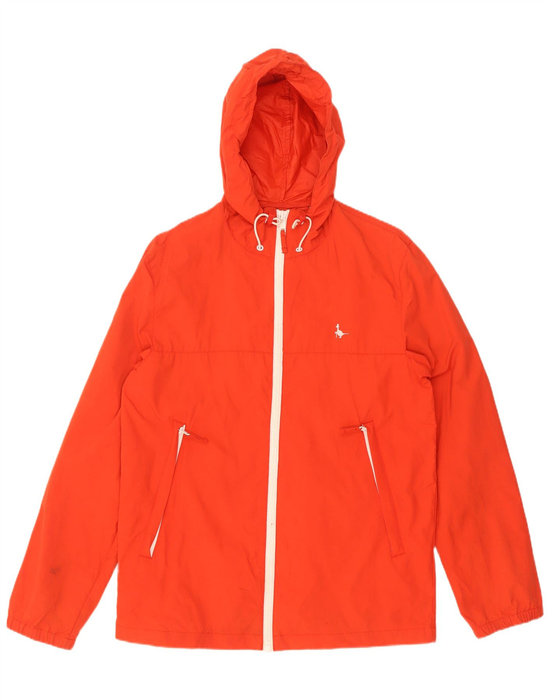 Męska kurtka wiatrówka z kapturem Jack Wills UK 36 Mały pomarańczowy nylon