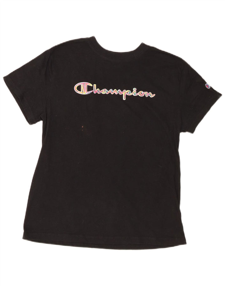 Damska koszulka graficzna Champion Top UK 12 Medium Black