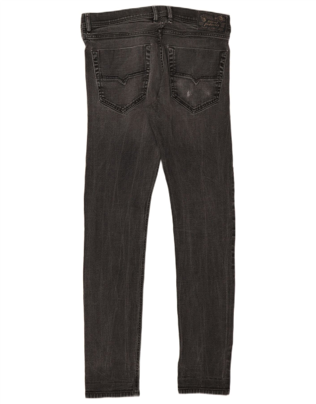 Męskie jeansy Diesel Slim W32 L32 Szara bawełna