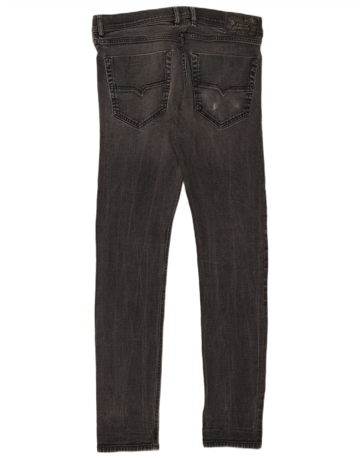 Męskie jeansy Diesel Slim W32 L32 Szara bawełna