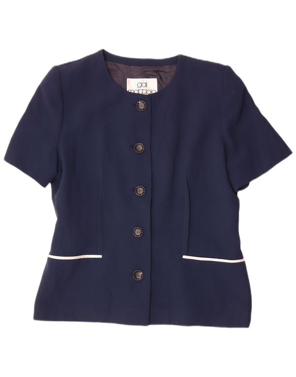 Gai Mattiolo Damski zestaw spódnic zapinanych na 5 guzików, UK 18 XL W36 Granatowy