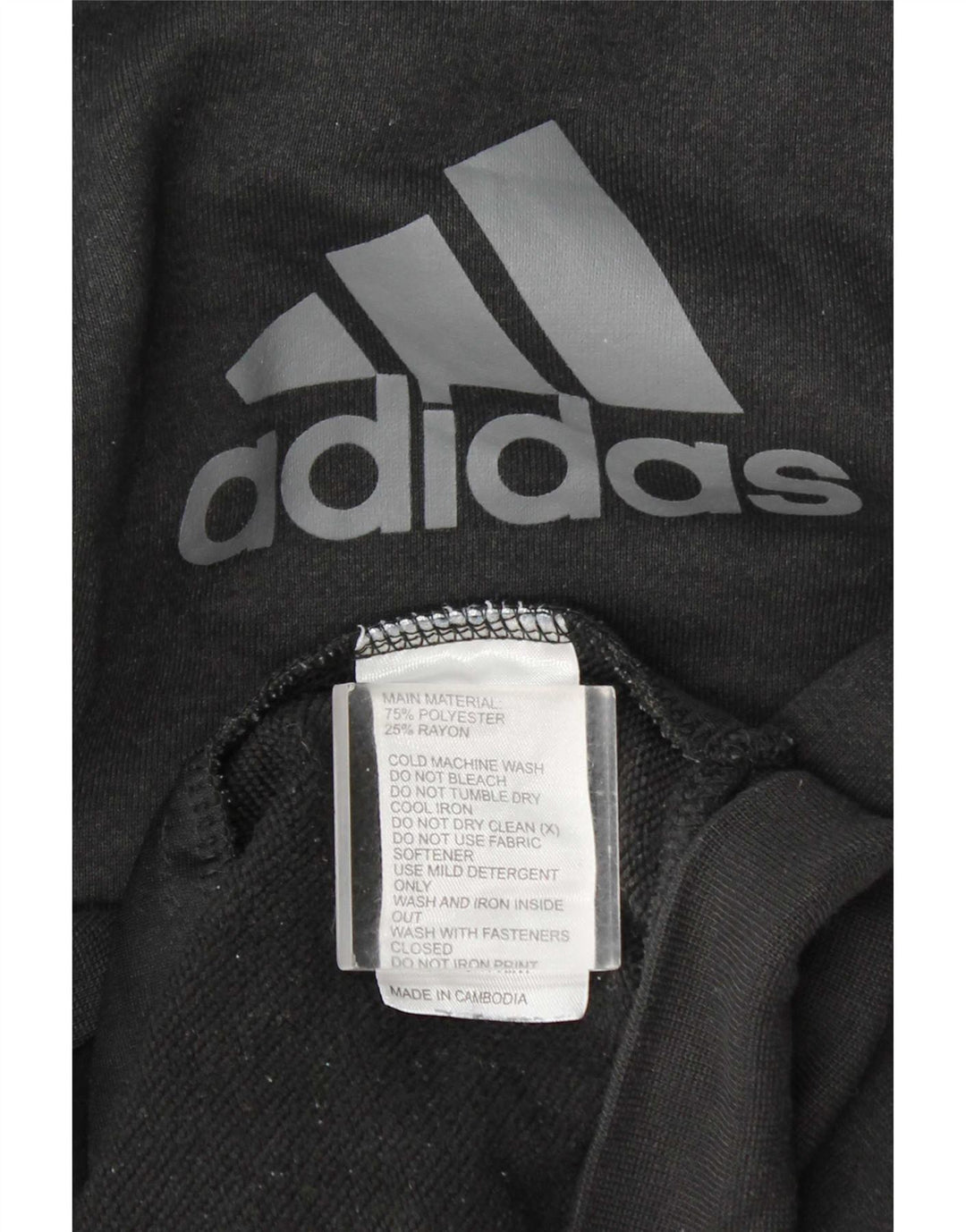 Męski sweter z kapturem i zamkiem błyskawicznym Adidas XL Szary poliester