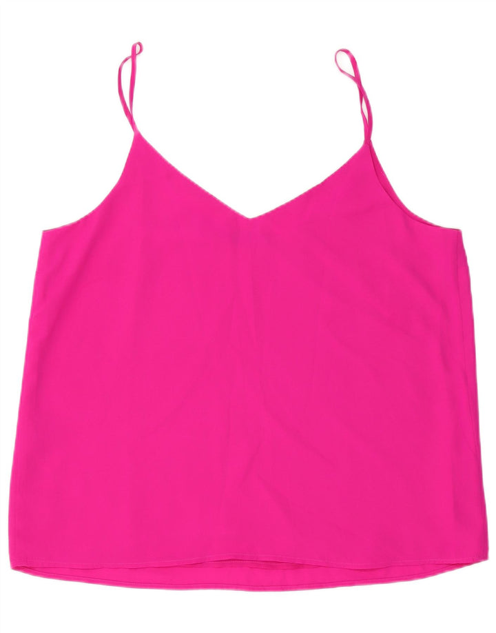 Damski top na ramiączkach Oasis, UK 18 XL, różowy poliester