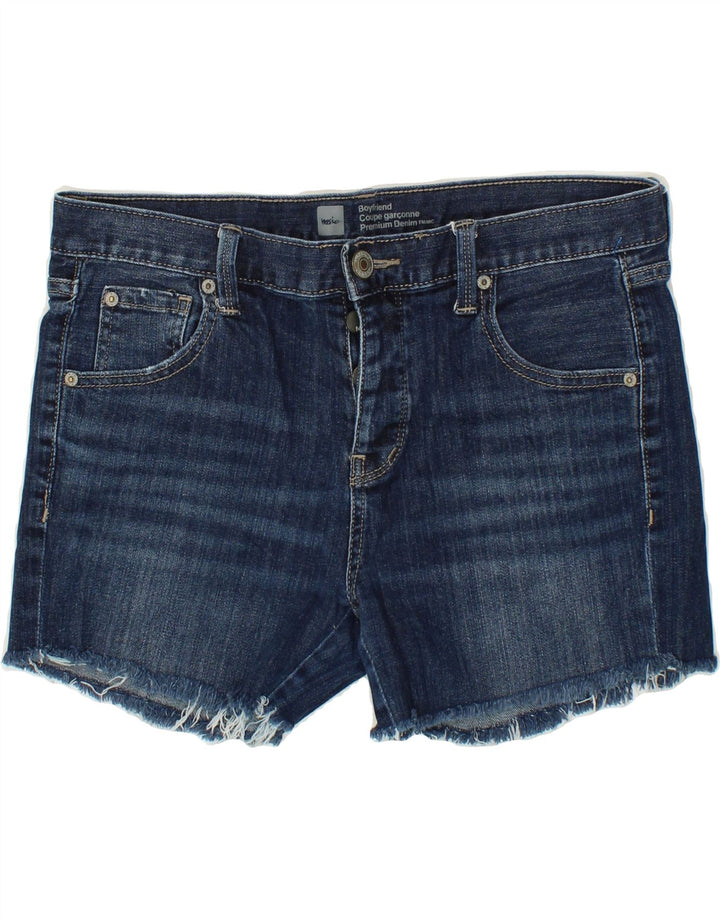 MOSSIMO Womens Boyfriend Denim Shorts US 6 Medium W32  Blue Cotton Vintage Mossimo and Second-Hand Mossimo from Messina Hembry 