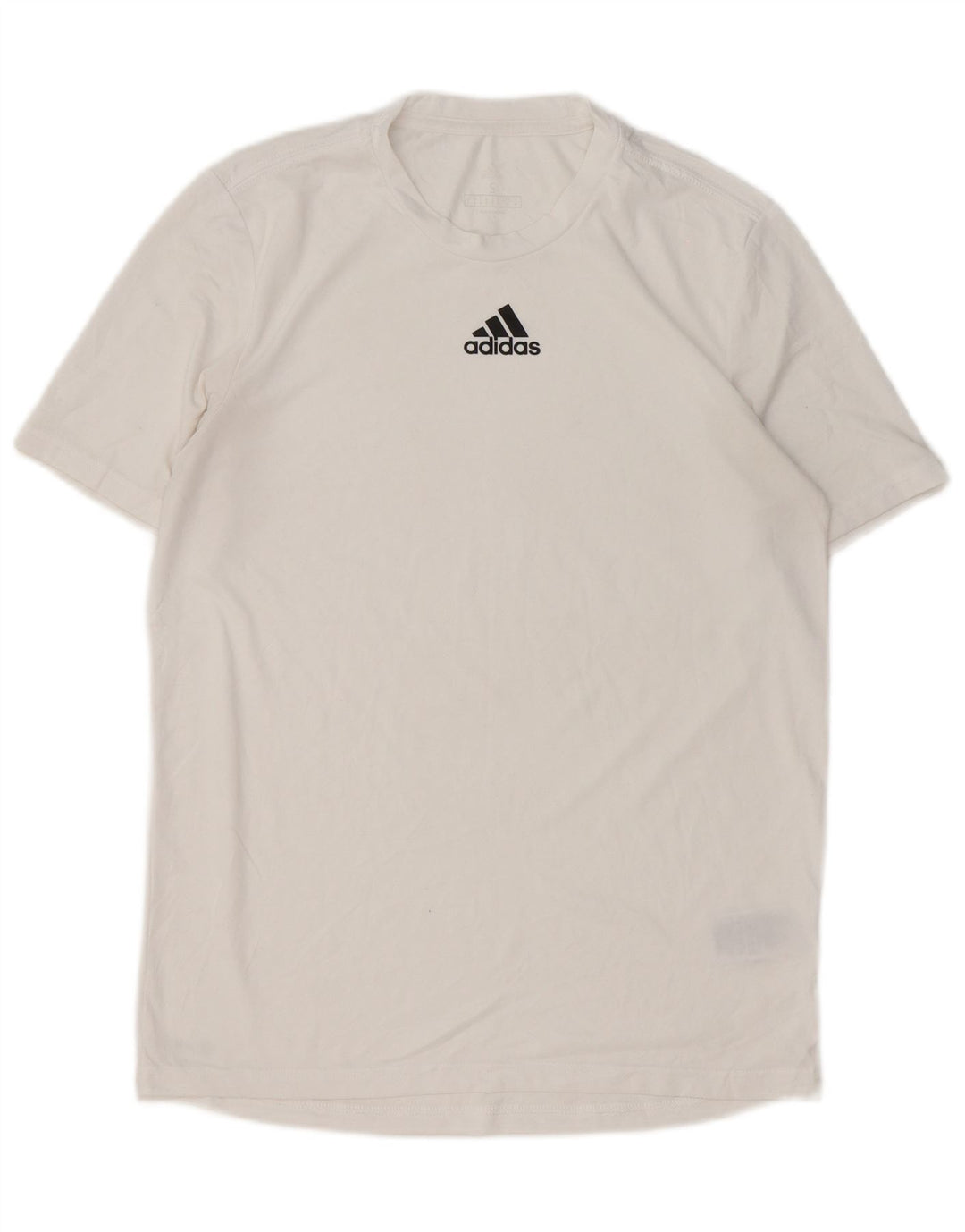 Adidas Męski T-shirt Aeroready Top Mały Biały Poliester