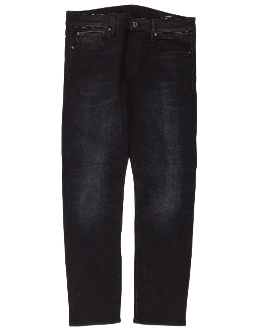 Męskie jeansy slim G-Star W32 L30 Czarna bawełna