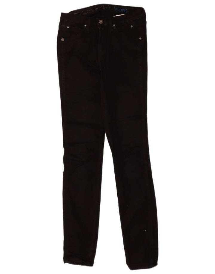 Damskie jeansy skinny CALVIN KLEIN W26 L30 czarne
