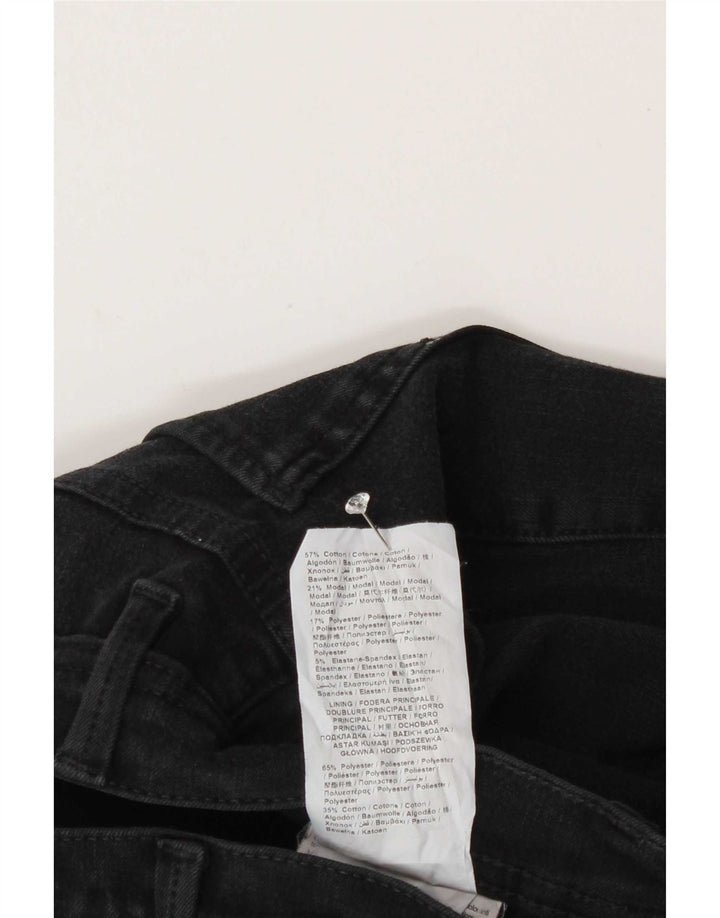 Damskie proste dżinsy Trussardi W26 L28 czarne